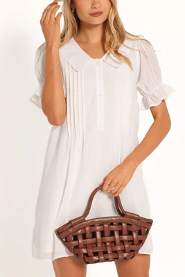 Granger Mini Dress - White | Petal & Pup (US)