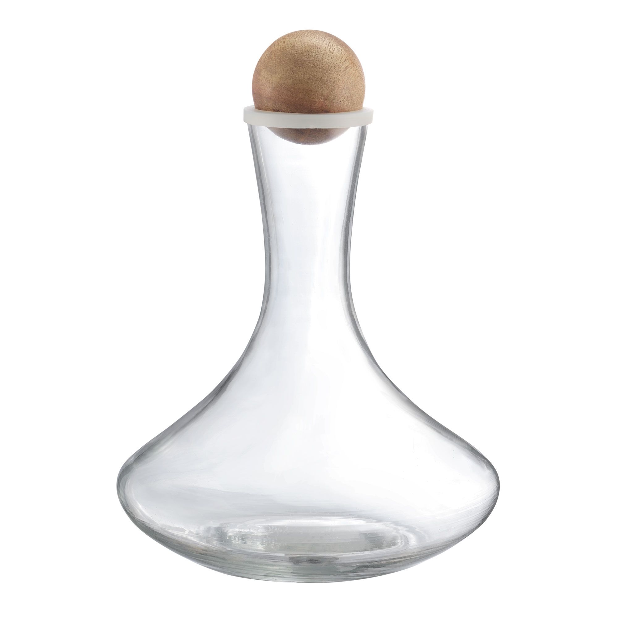 Better Homes & Gardens Glass Wine Decanter with Wooden Sphere Stopper - Walmart.com | Walmart (US)