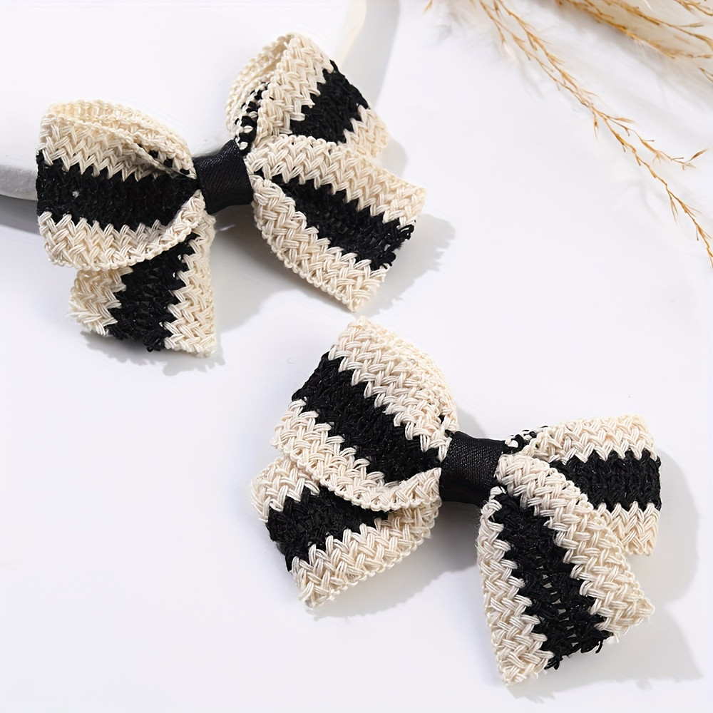 2pcs baby girls knit bows hair clips barrettes handmade hair accessories for kids   for gifts | t... | Temu Affiliate Program