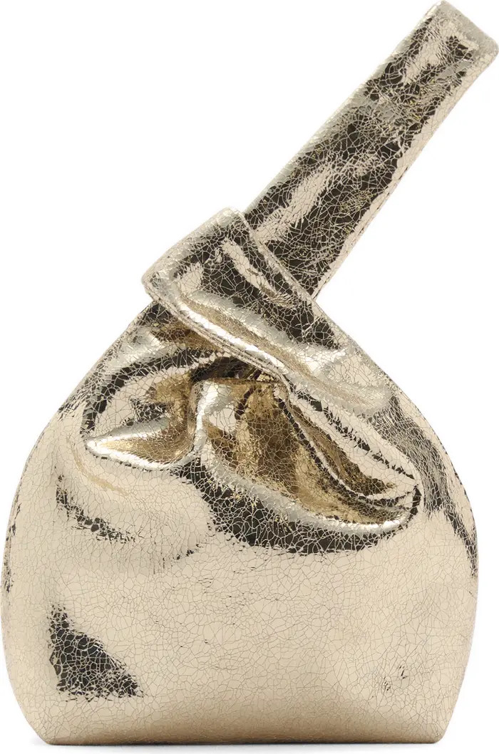 MANGO Crackled Metallic Handbag | Nordstrom | Nordstrom