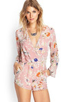 Click for more info about Retro Floral Surplice Romper