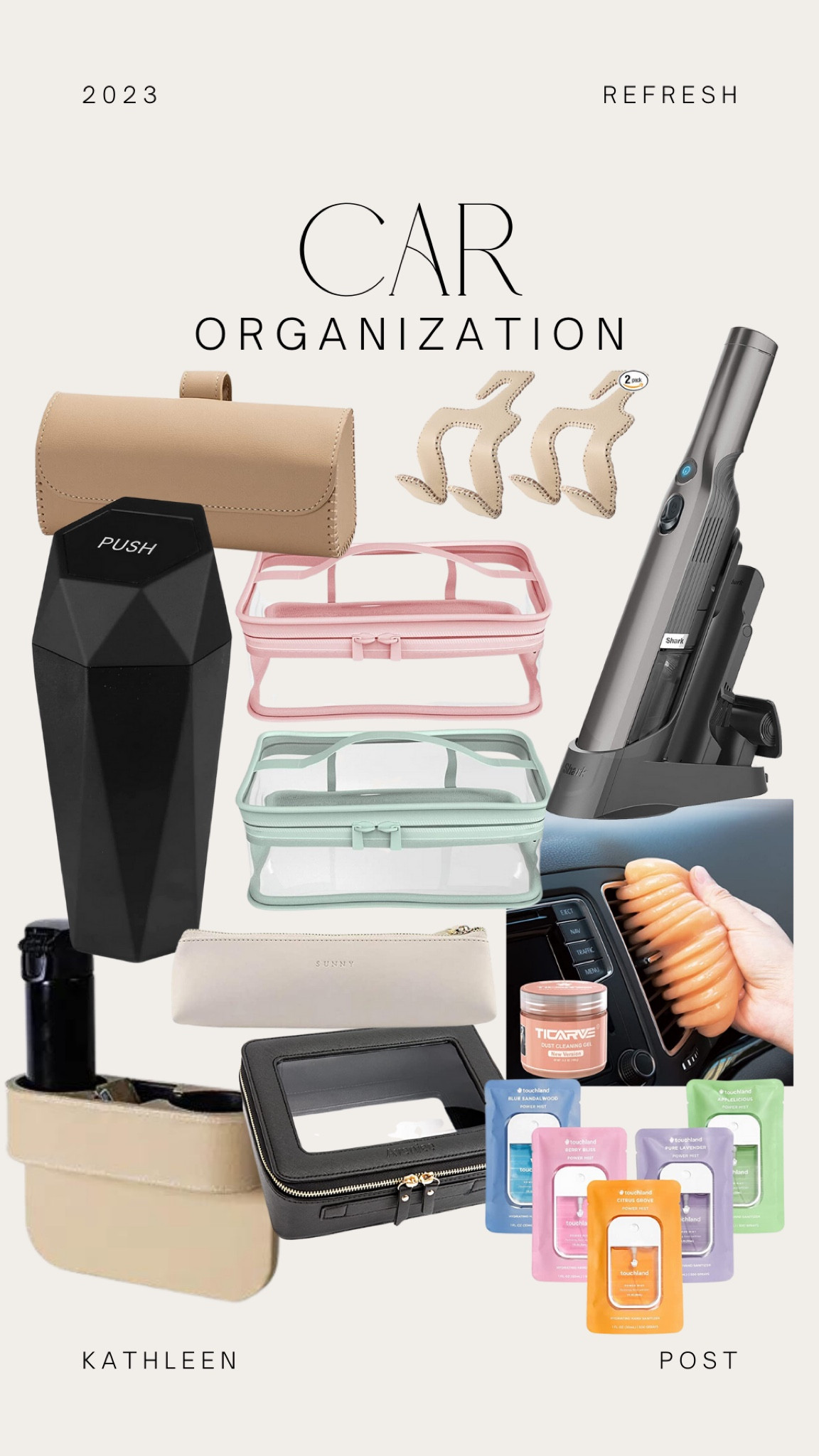 Car Organization - my must have items! #kathleenpost #car #organization