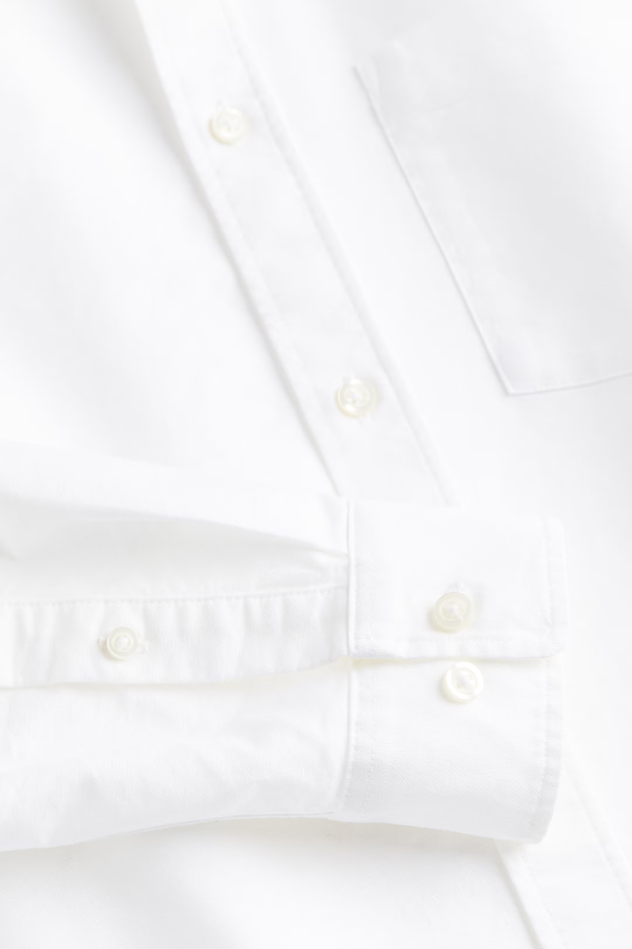 Regular Fit Oxford Shirt - White - Men | H&M US | H&M (US + CA)