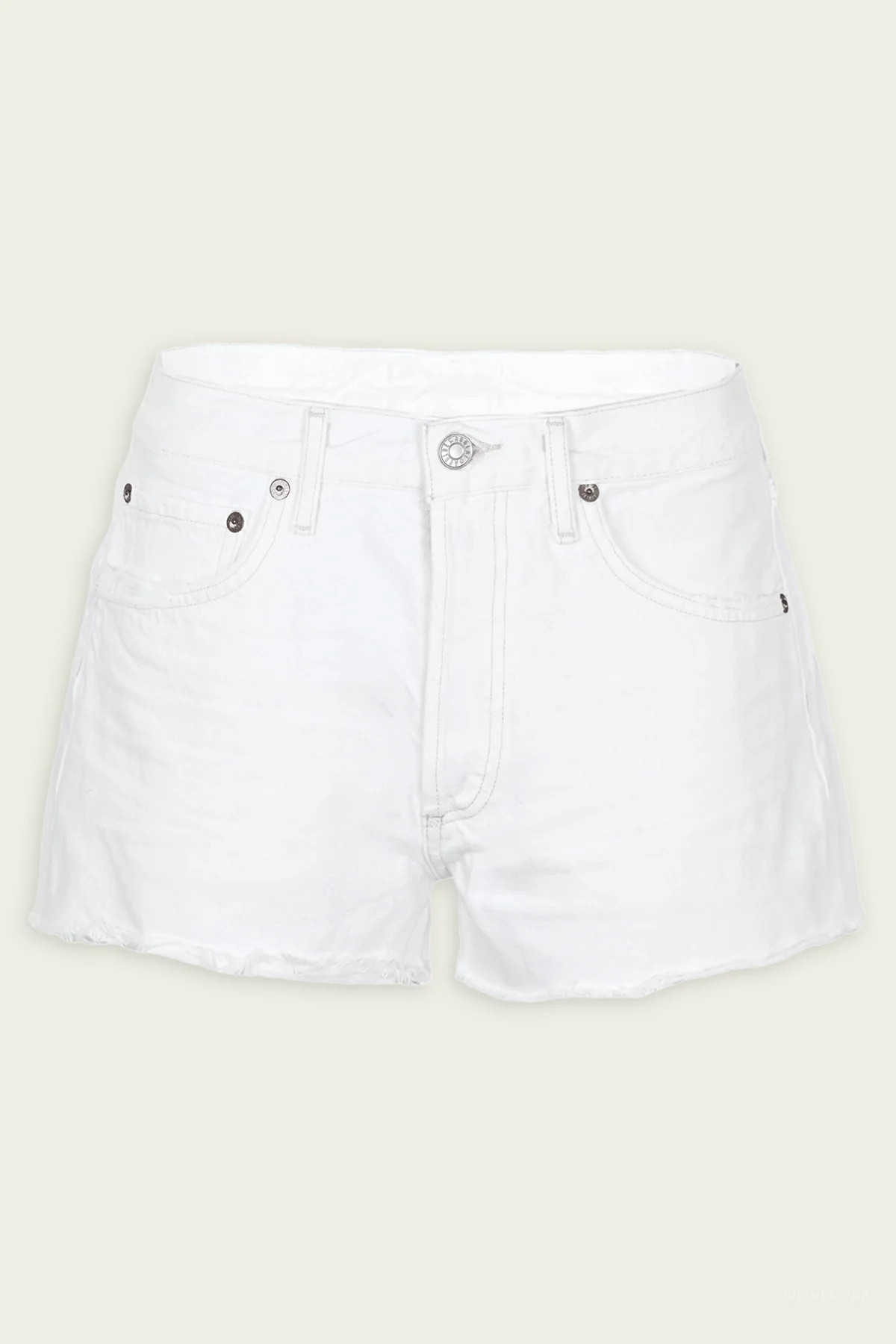 Parker Vintage Cut-Off Short in Repose - 26 | Shop Olivia