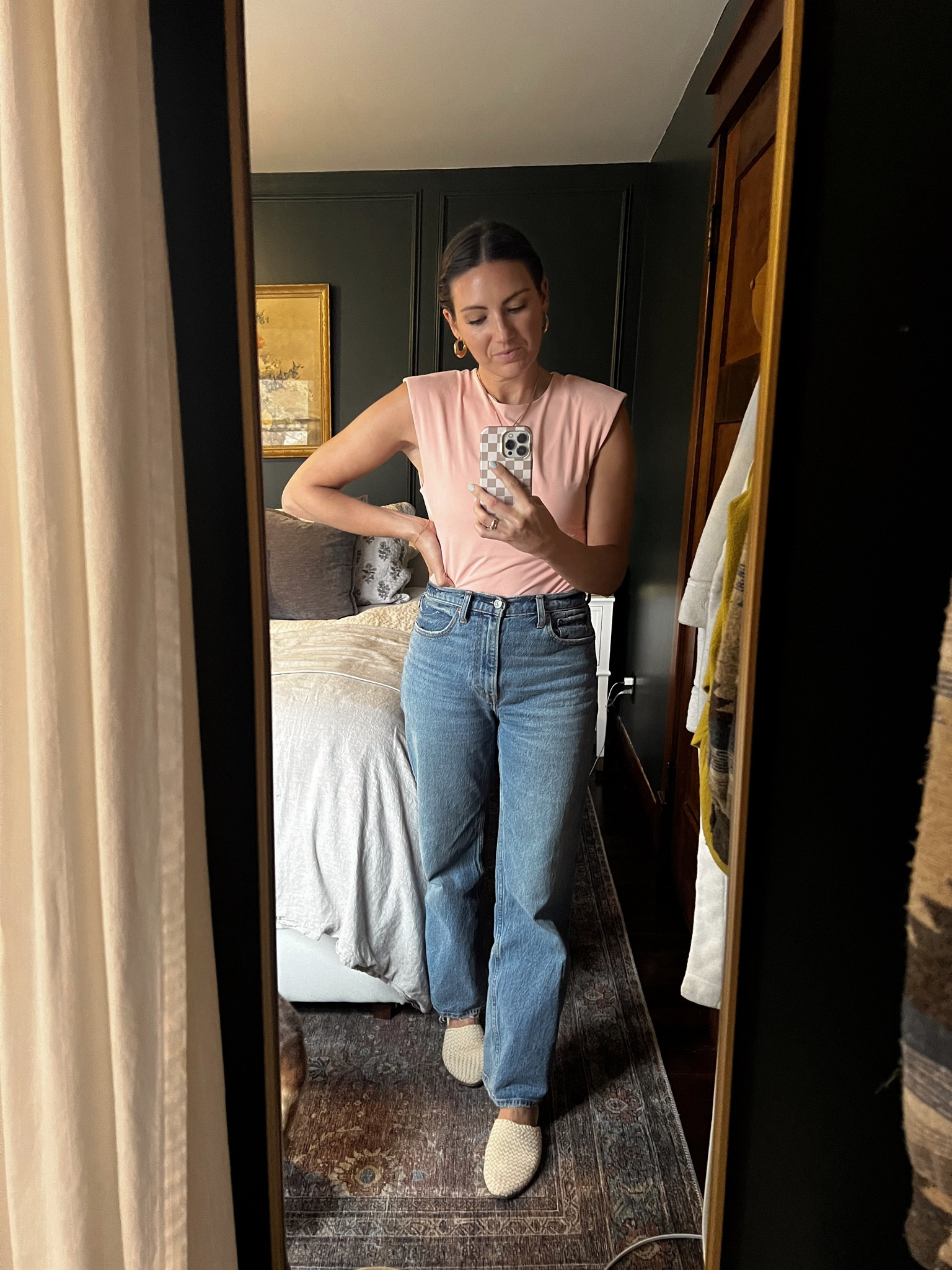 I am obsessed with these Amazon body suits! I have bought 3 in the last month and love their quality material and fit! Size up one! 