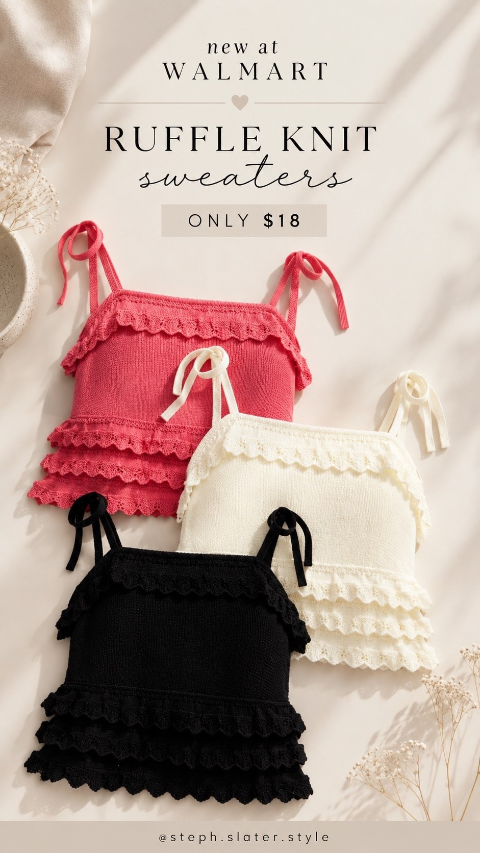 Ruffle knit sweaters that are perfect to add to your summer wardrobe.

#LTKSaleAlert #LTKSeasonal #LTKootd