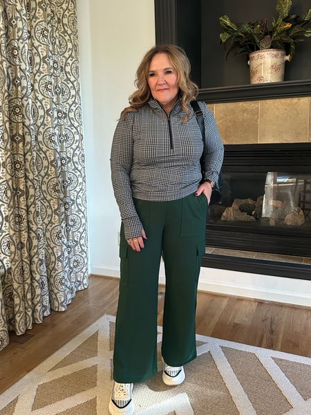 Love on sale! Wearing a petite in these joggers. They’re a heavier weight for cooler weather. 

Size up in the quarter zip. I’m wearing a large abs exchanges for an XL


#LTKtravel #LTKover40 #LTKmidsize