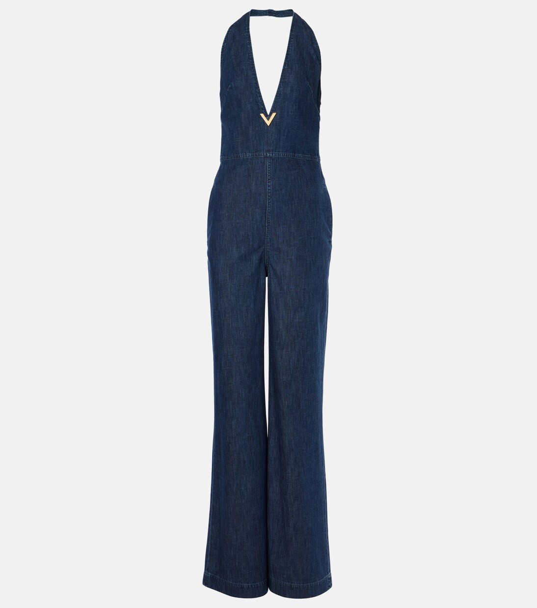 VGold denim jumpsuit | Mytheresa (US/CA)