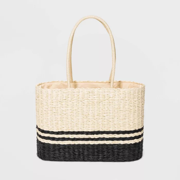 Straw Tote Handbag - A New Day™ | Target