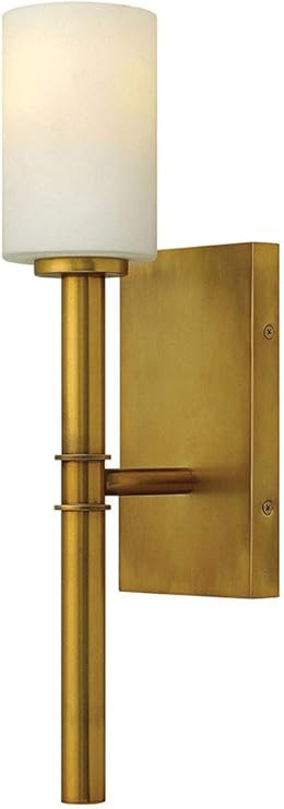 Hinkley Margeaux Collection Transitional One Light Wall Sconce, Vintage Brass | Amazon (US)