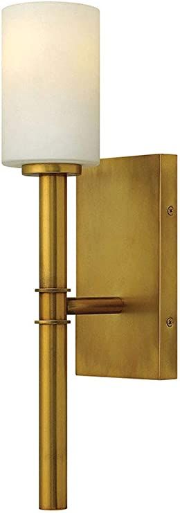 Hinkley Margeaux Collection Transitional One Light Wall Sconce, Vintage Brass | Amazon (US)