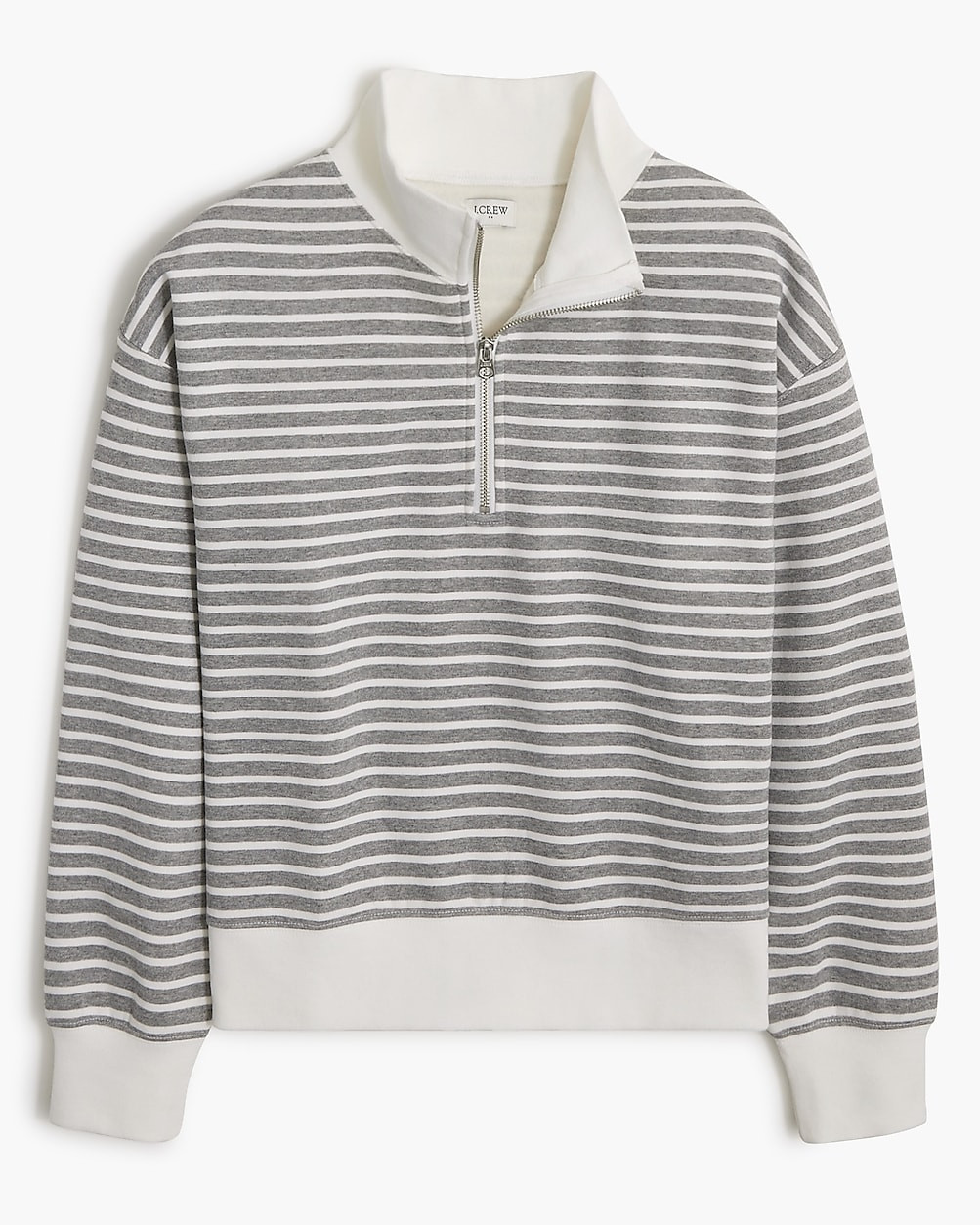 Striped half-zip sweatshirt | J.Crew Factory