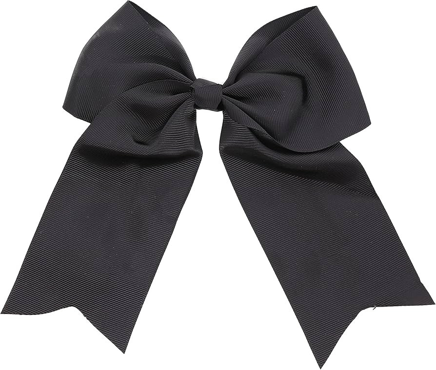 Jumbo Bow Clip with Tails (Black) | Amazon (US)