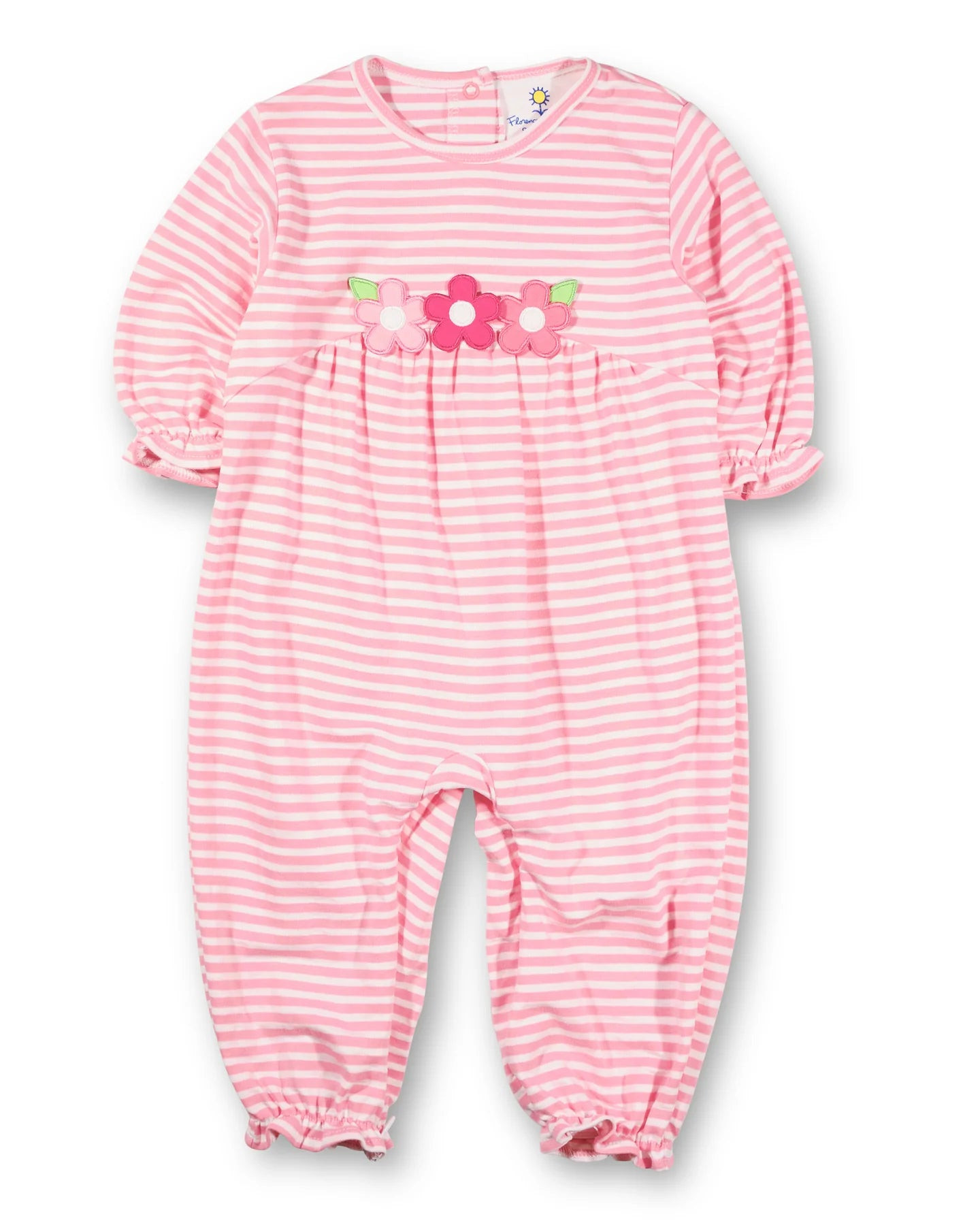 Florence Eiseman Stripe Knit Longall With Flowers | JoJo Mommy