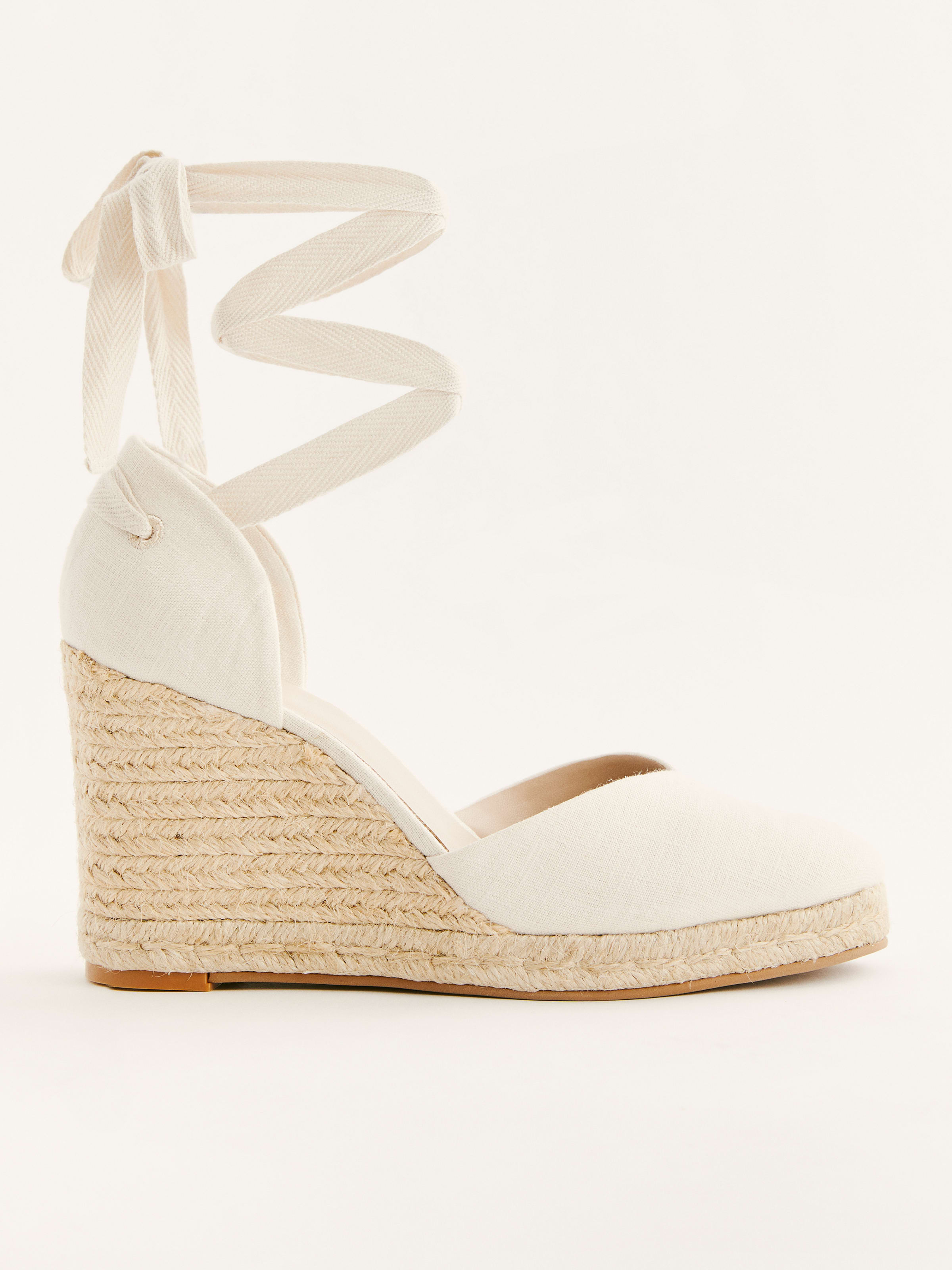 Camilla Lace Up Wedge Espadrille | Reformation (Global)