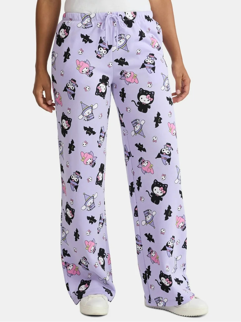 Hello Kitty and Friends Women's Halloween Print Fleece Jogger Pants, Sizes XXS-XXL | Walmart (US)
