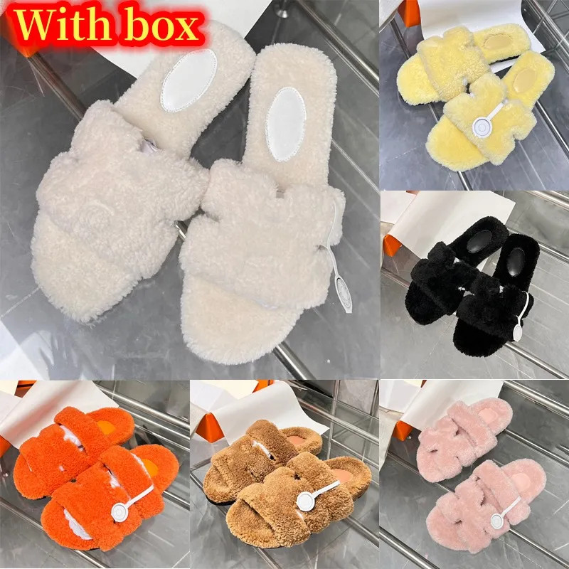 Designer fur slides Slippers Men Women Wool Slides Skin Chypre Slipper Soft Furry Sandals Winter ... | DHGate