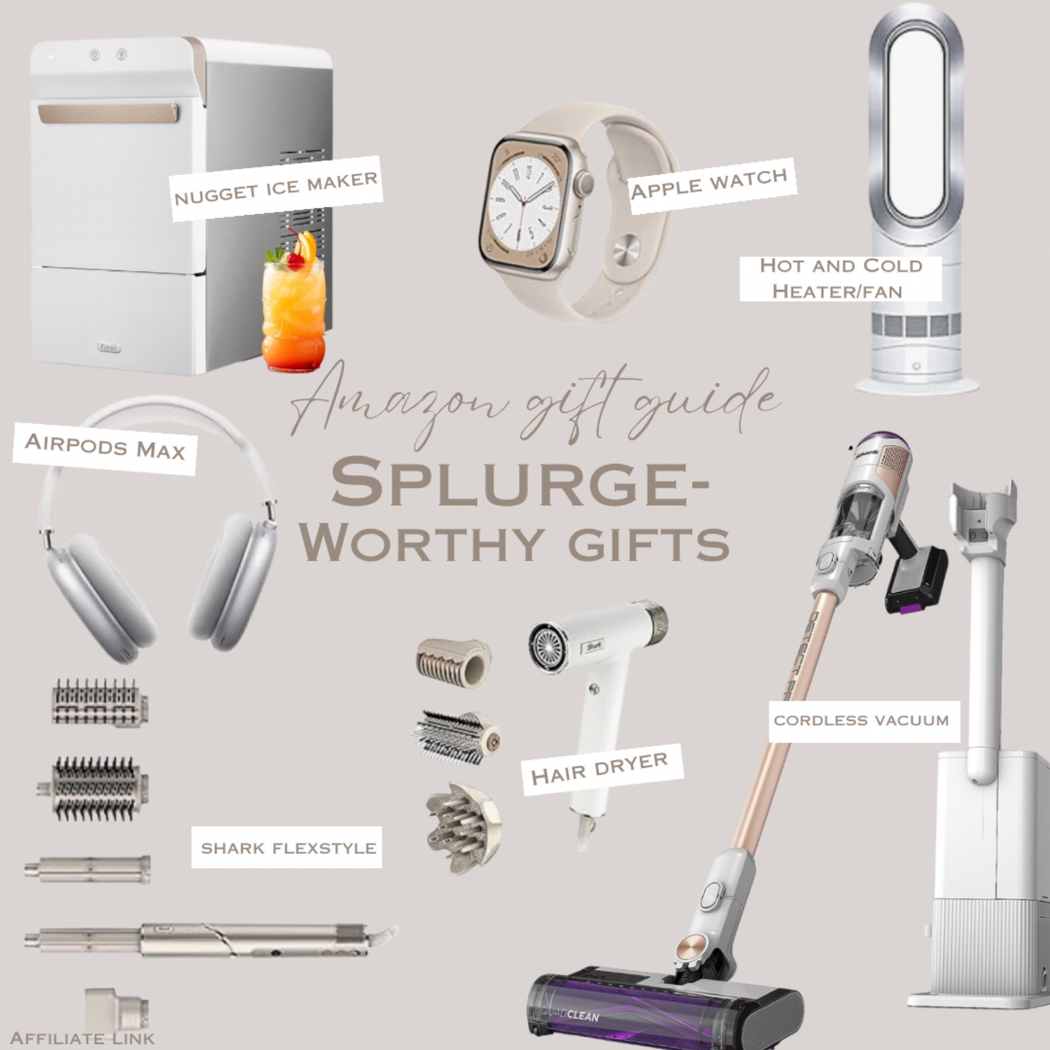 Gift Guide Splurge-worthy Gifts!


Nugget maker, Apple Watch, Dyson hot and cold heater and fan, tower fan, AirPods Max, Shark Flexstyle, hair dryer, cordless vacuum, Amazon, Amazon finds, Gift ideas, Christmas presents 

#LTKHoliday #LTKover40 #LTKGiftGuide