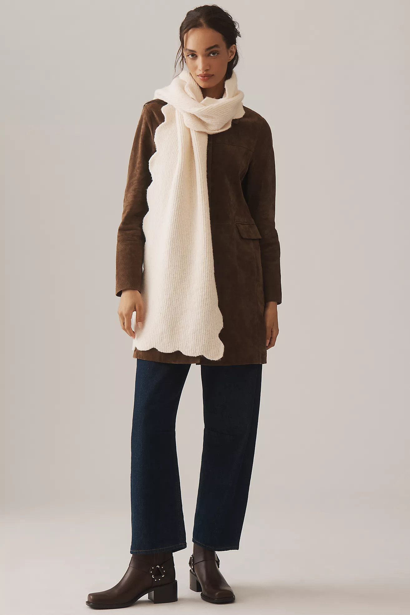 Maeve Scallop Scarf | Anthropologie (US)