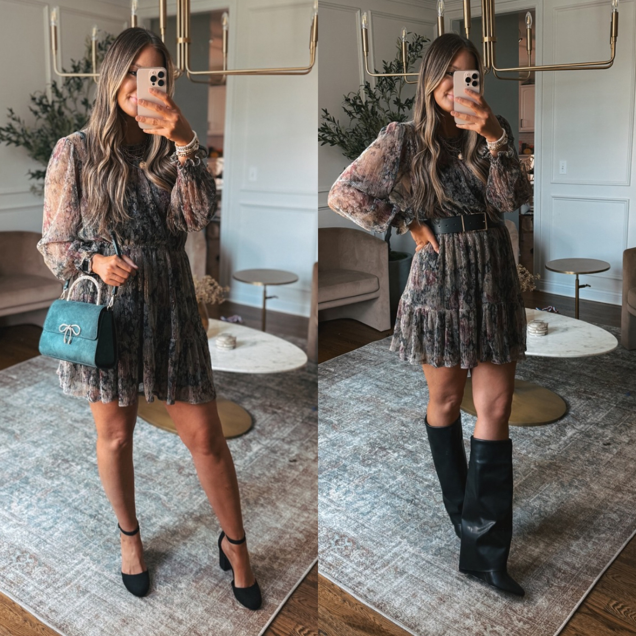 The perfect dress for fall events, wedding guest dress or holiday events! It is gorgeous! Styled it here for a holiday event and a fall look. 

Fits true to size I have a medium 



#LTKFindsUnder50 #LTKStyleTip #LTKHoliday