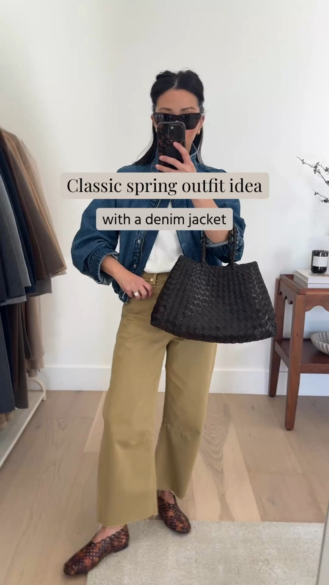 Spring Jackets: Madewell Field Jacket. The perfect denim bomber jacket. I sized up to a small for a roomier fit. 

Spring outfits, spring style, petite style 

#LTKootd #LTKPetite #LTKmomlife