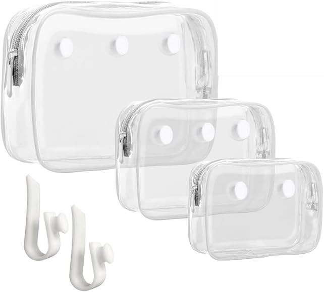 Amazon.com: Everfunny 3 Packs Clear Bogg Beach Tote Bag with 2 Pack Insert Hooks Accessories for ... | Amazon (US)