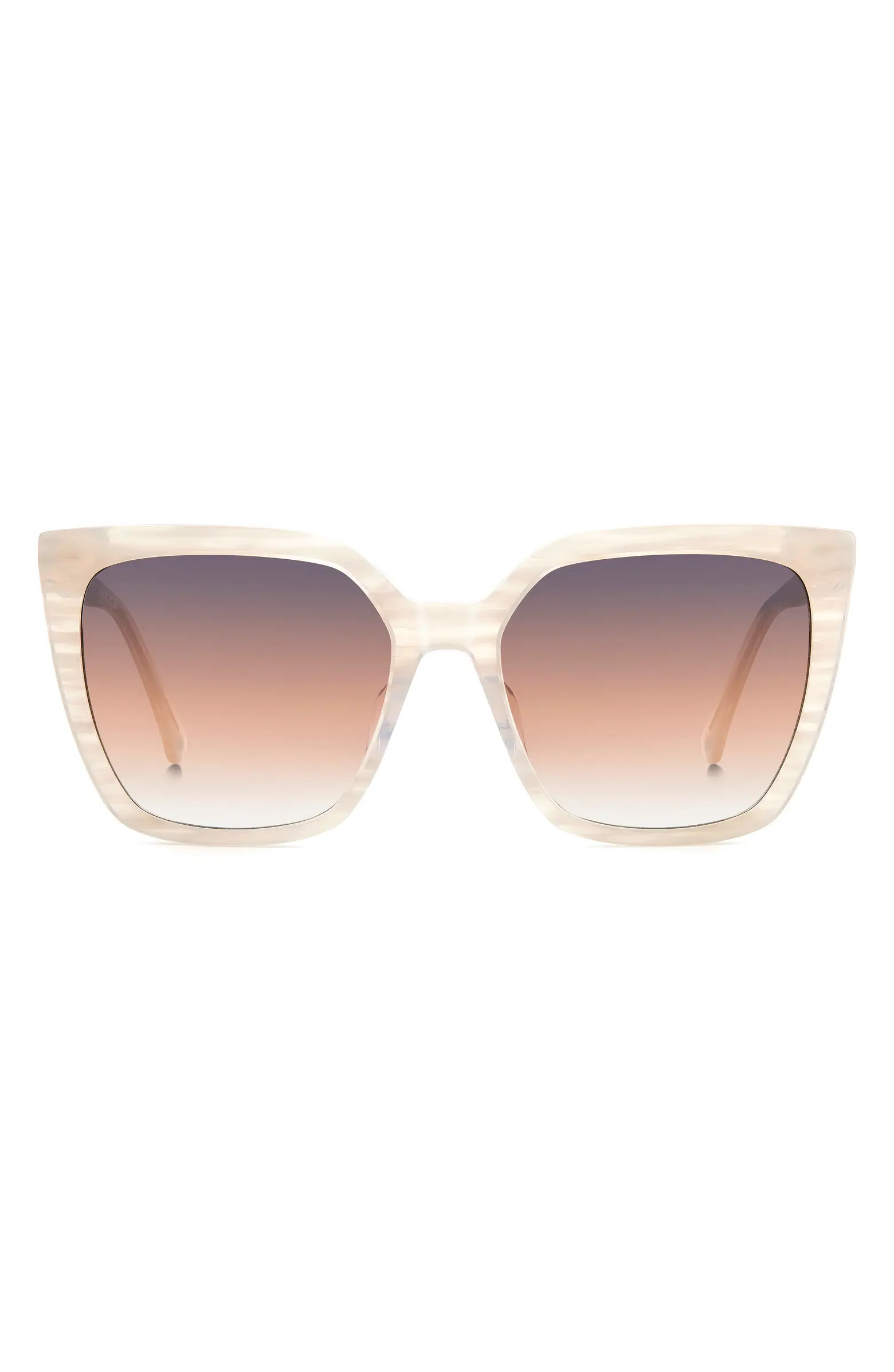 marlowe 55mm gradient square sunglasses | Nordstrom