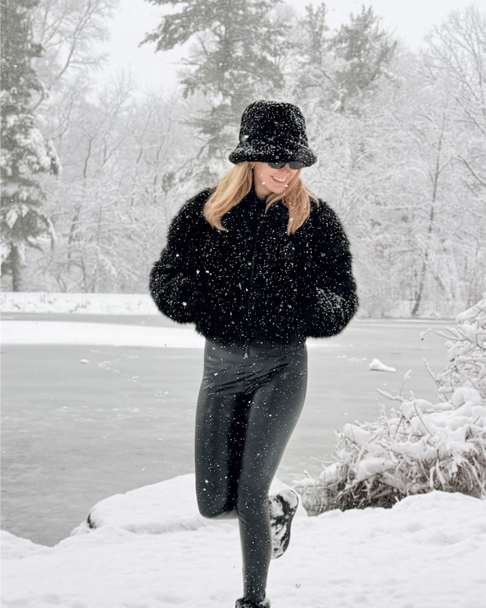 Winter wonderland vibes but make it faux energy 🤍🧦☃️
Staying cozy and TOASTY in my faux fur jacket, fleece-lined leggings, and snow boots — officially defrosted ❄️🔥

Winter outfit • faux fur jacket outfit • snow day outfit • faux leather leggings • amazon finds • faux fur hat • winter hat

#LTKSeasonal #LTKFindsUnder50 #LTKHoliday