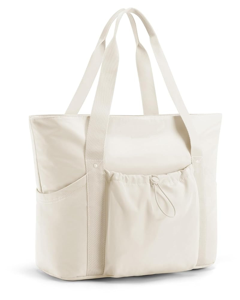 BAGSMART Tote Bag for Women, Tote Shoulder Bag with Laptop Compartment and Zipper Handbag for Tra... | Amazon (US)