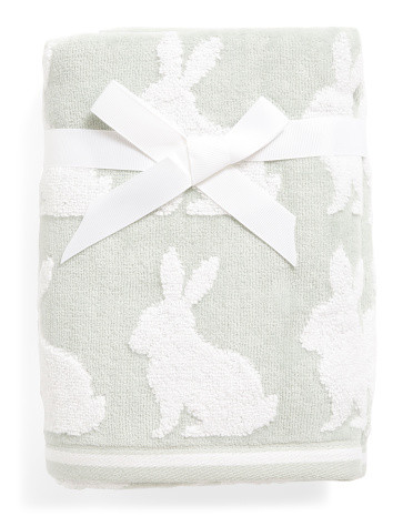 2pk Hampshire Bunny Rows Hand Towels | Marshalls