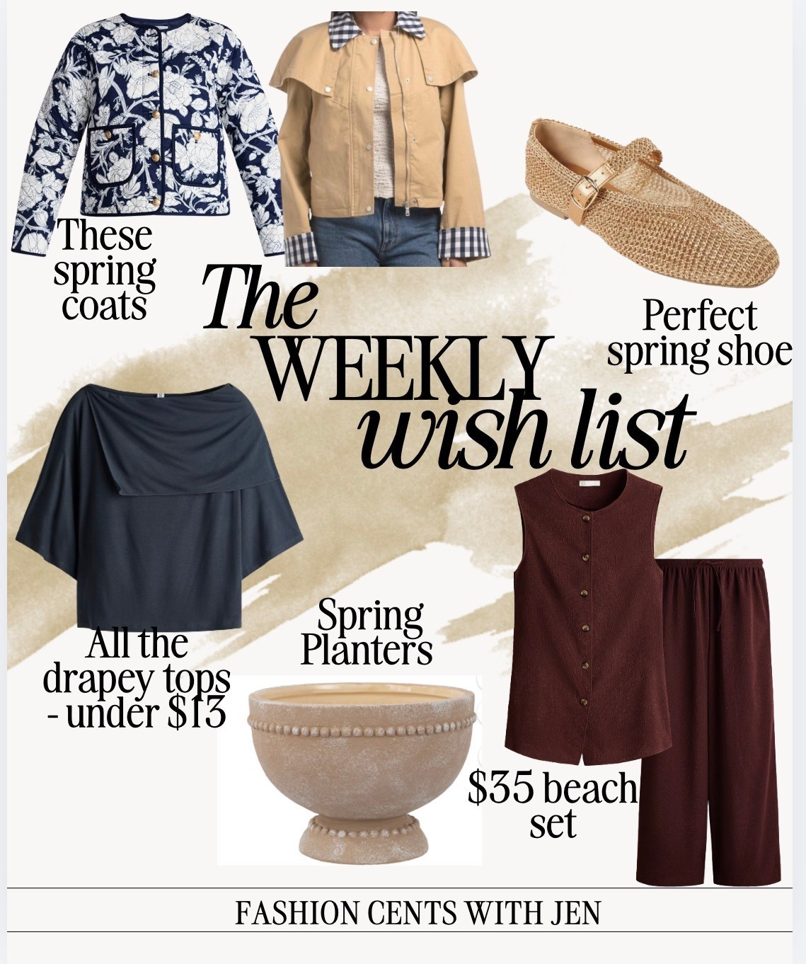 My weekly wishlist! My mind is on spring 



Spring set
Spring coat
Coat for spring 
Spring jackets 
