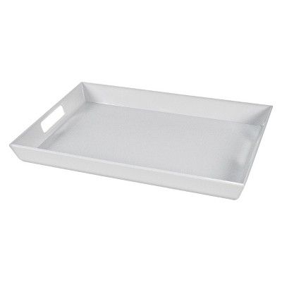 13.5" x 19" Melamine Serving Tray White - Room Essentials™ | Target