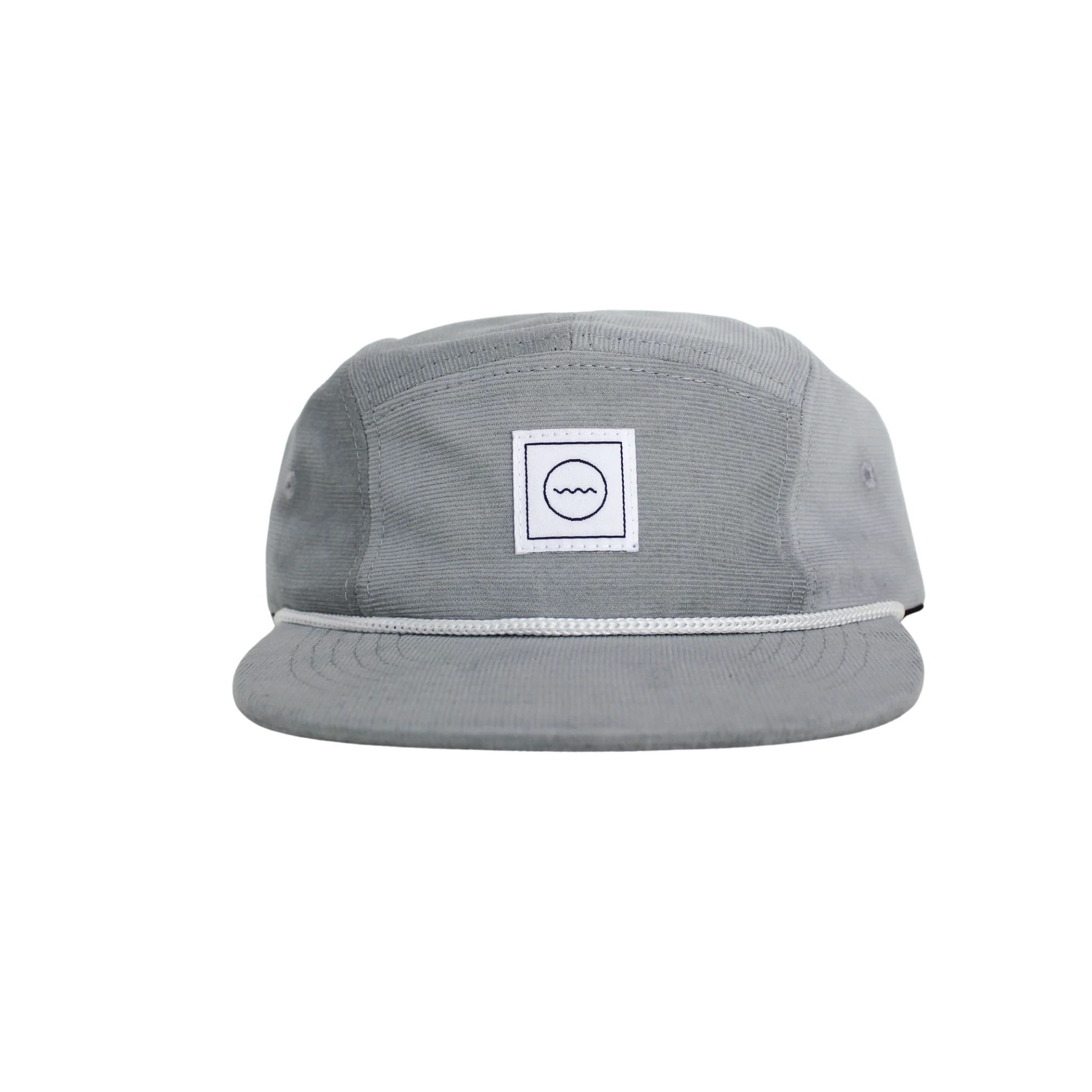 Corduroy Five-Panel Hat in Cloud | Rad River Co.