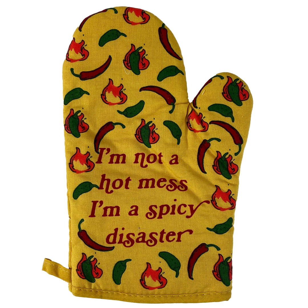 Spicy Disaster Oven Mitt, Funny Housewarming Gift | Etsy (US)
