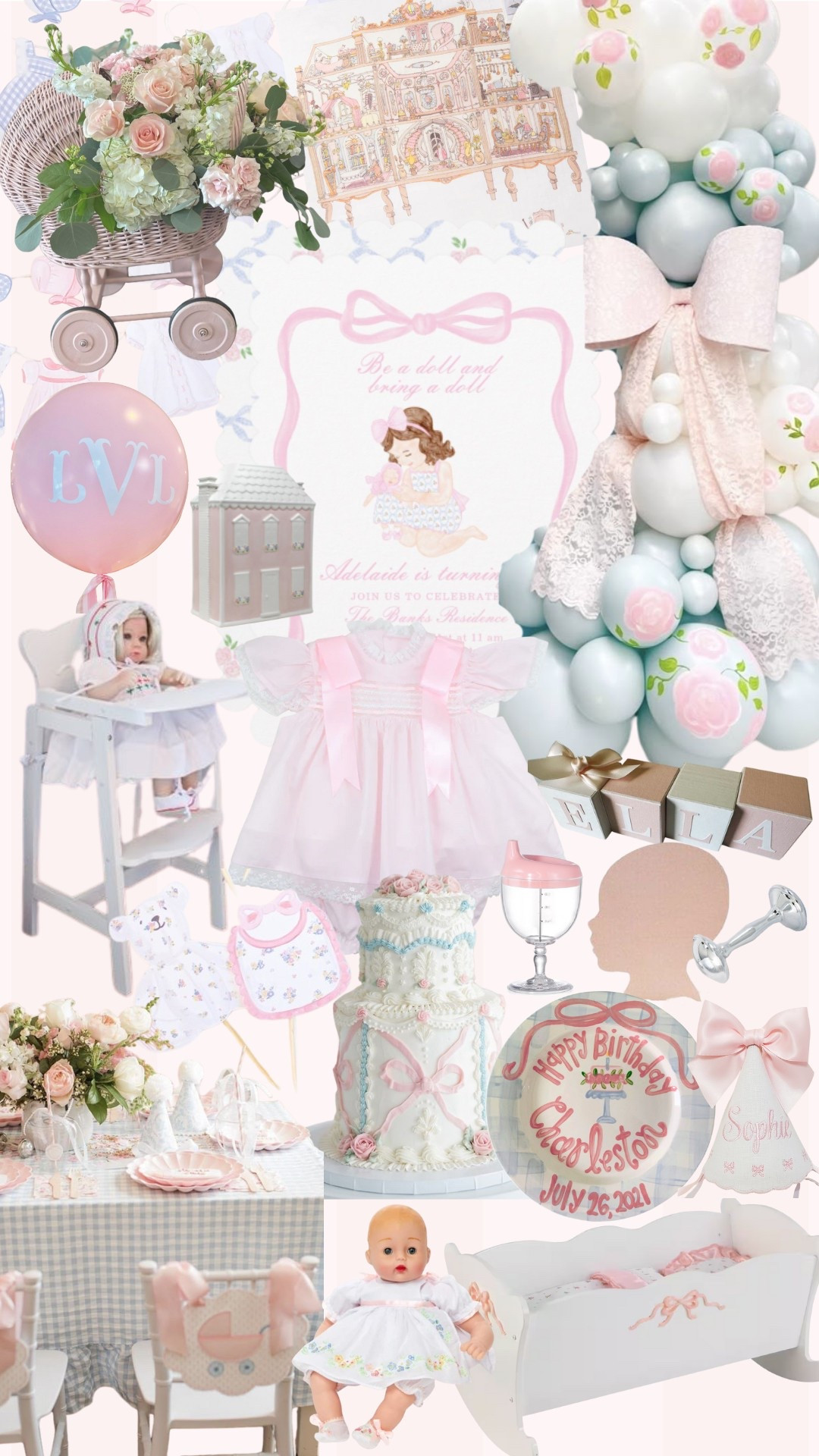 Babydoll birthday party inspo, first birthday decor, 2nd bday 

#LTKParties #LTKBaby #LTKKids
