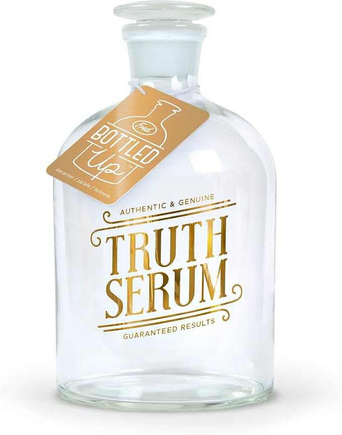 Fred BOTTLED UP Glass Spirits Decanter, Truth | Amazon (US)