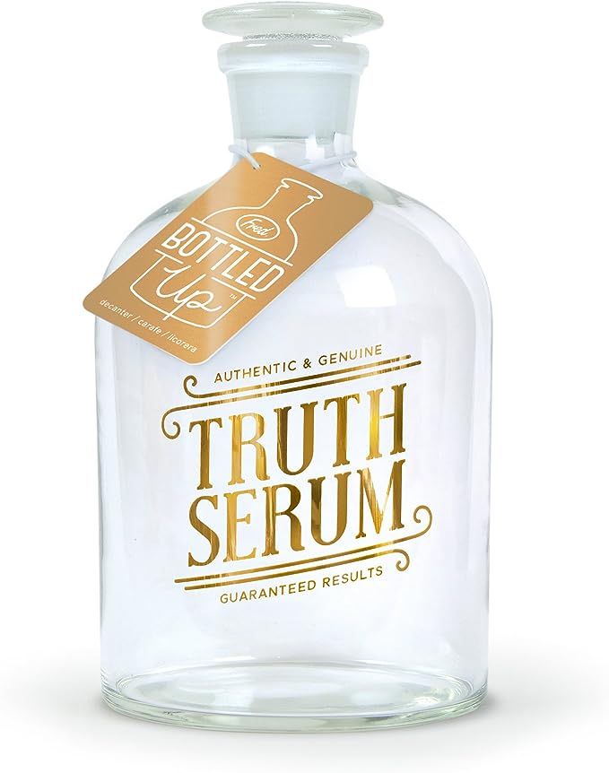Fred BOTTLED UP Glass Spirits Decanter, Truth | Amazon (US)