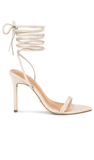 Millie Sandal in Vanilla Snake | Revolve Clothing (Global)