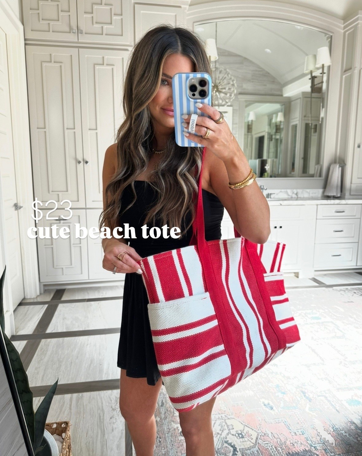 Cute beach tote! 

#LTKStyleTip #LTKFindsUnder50 #LTKSeasonal