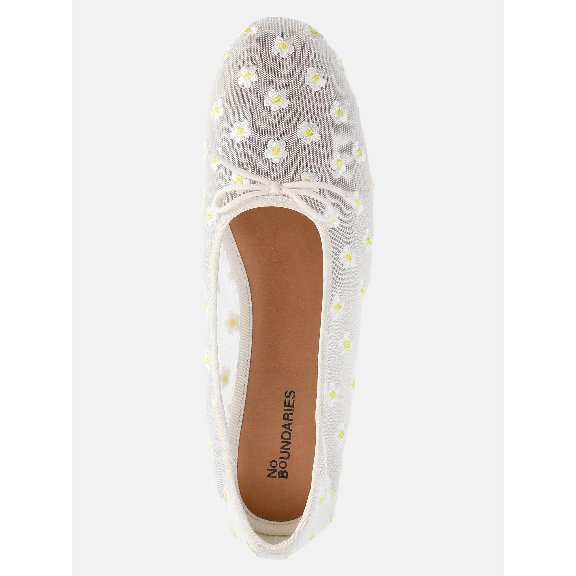 No Boundaries Women's Mesh Ballet Flats | Walmart (US)
