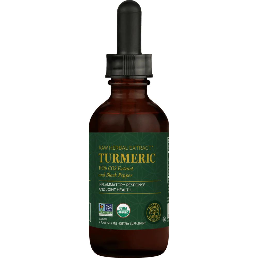 Organic Liquid Turmeric with Black Pepper™ Supplement – Global Healing | Global Healing Center