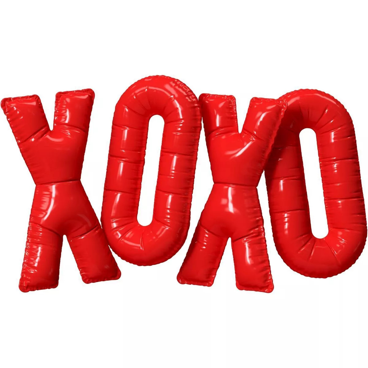 4E's Novelty 16" XOXO Balloons - Valentine's Day Party Supplies Decorations, Red Letter Balloons,... | Target