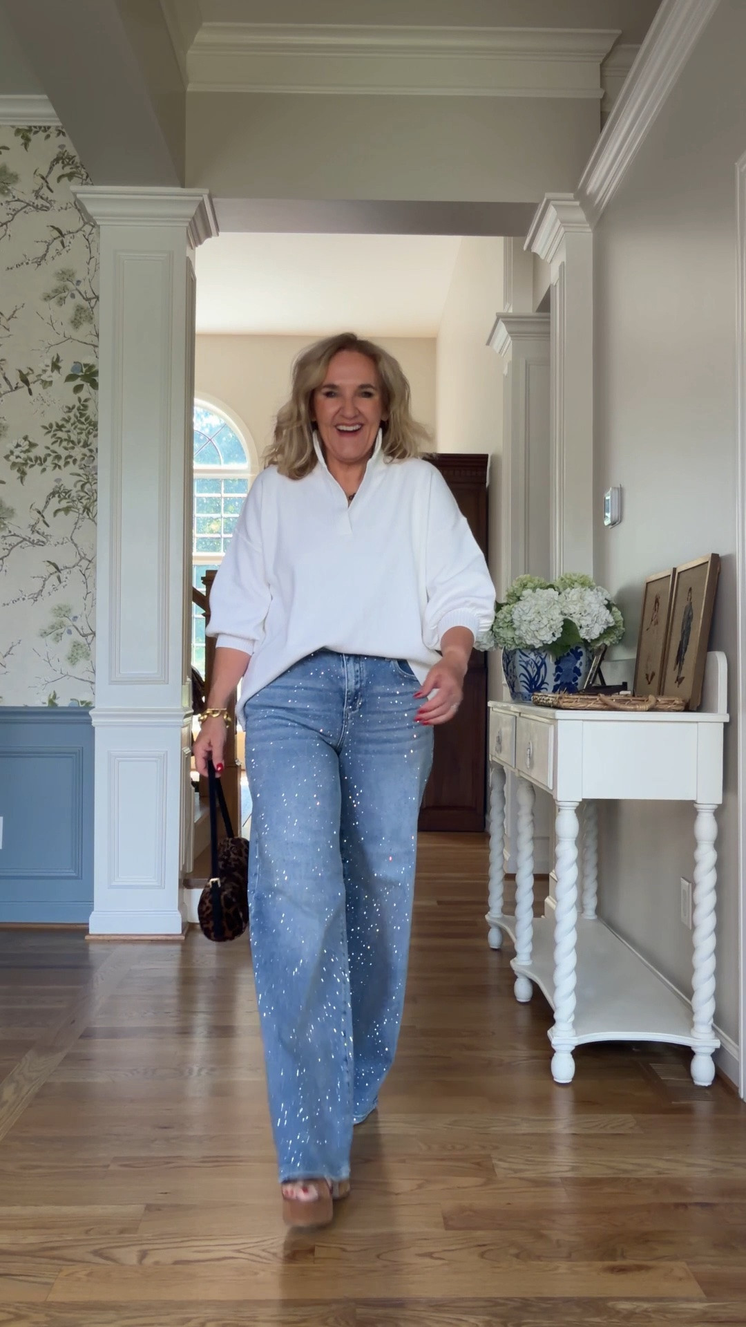 Avara BOGO 50% off! I wear a size medium in all the tops a size 29 in the jeans with the exception of the rhinestone jeans I did size down to 28. (I’m wearing a 4” platform with them) 

#LTKOver40 #LTKPetite #LTKootd

#LTKSaleAlert