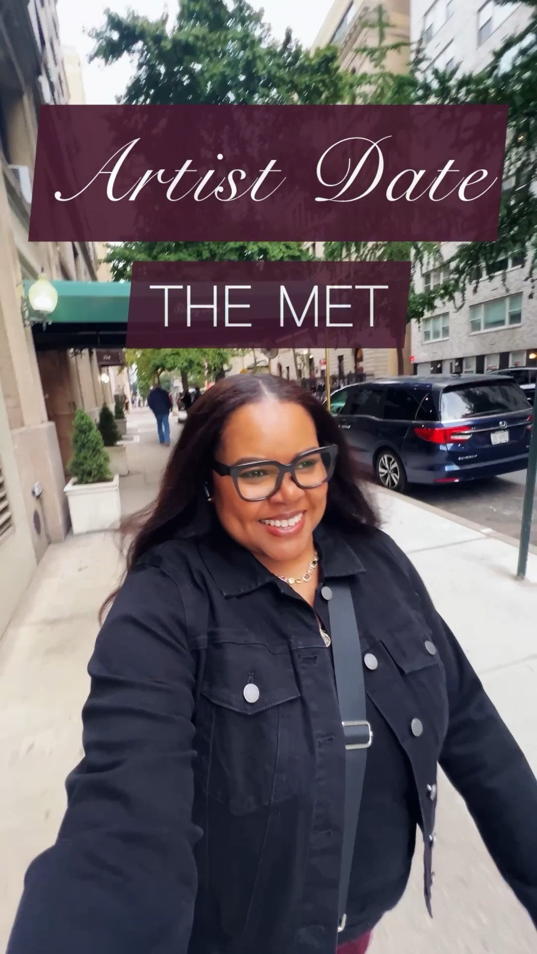 An Artist Date with my bestie required a comfortable yet super stylish outfit. We do live in NYC after all 😂

Wide leg relaxed fit trousers and a dark denim jacket from @universalstandard. Paired with a cashmere sweater and metallic sneakers from @allsaints and metallic crossbody bag from Amazon. 
#ltkseasonal #LTKfindsunder100 #ltkvlog 

#LTKdayinmylife #LTKMidsize #LTKOver40