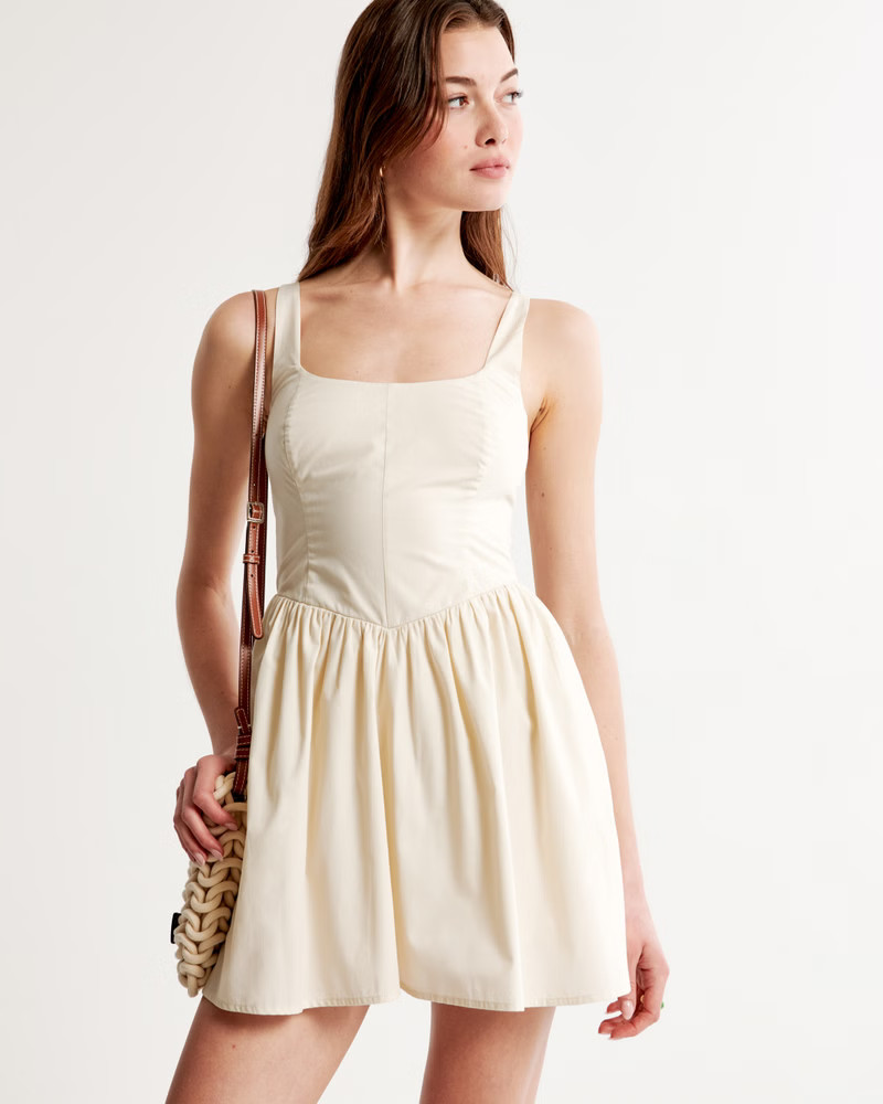 Corset Drop-Waist Skort | Abercrombie & Fitch (US)