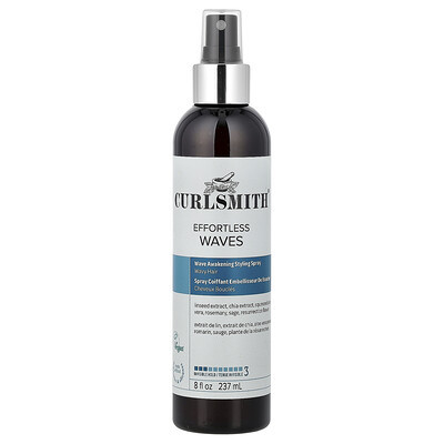 Curlsmith, Effortless Waves, Wave Awakening Styling Spray, Invisible Hold, Wavy Hair, 8 fl oz (237 ml) | iHerb