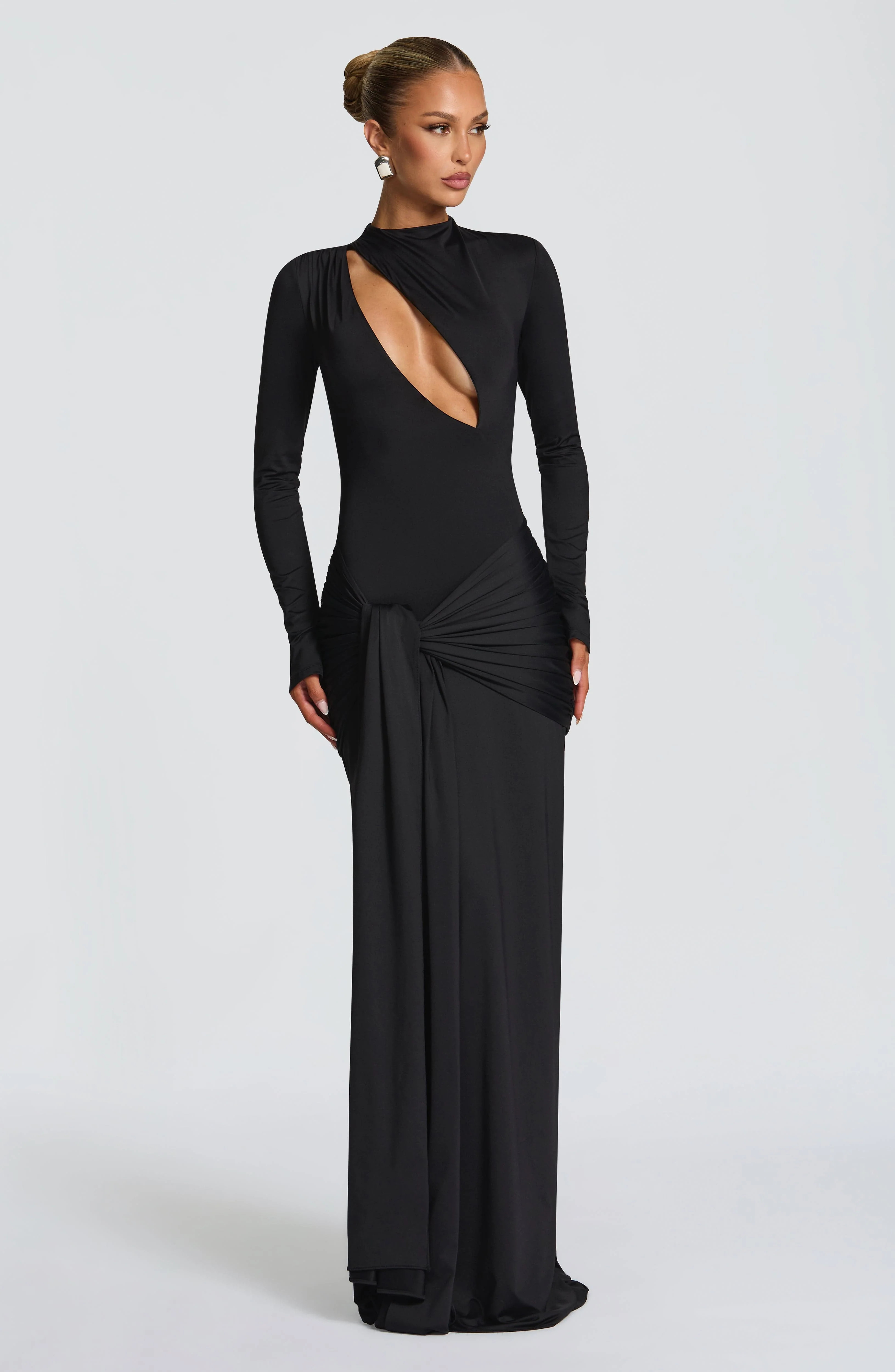 Tahnee Maxi Dress - Black | Babyboo (global)