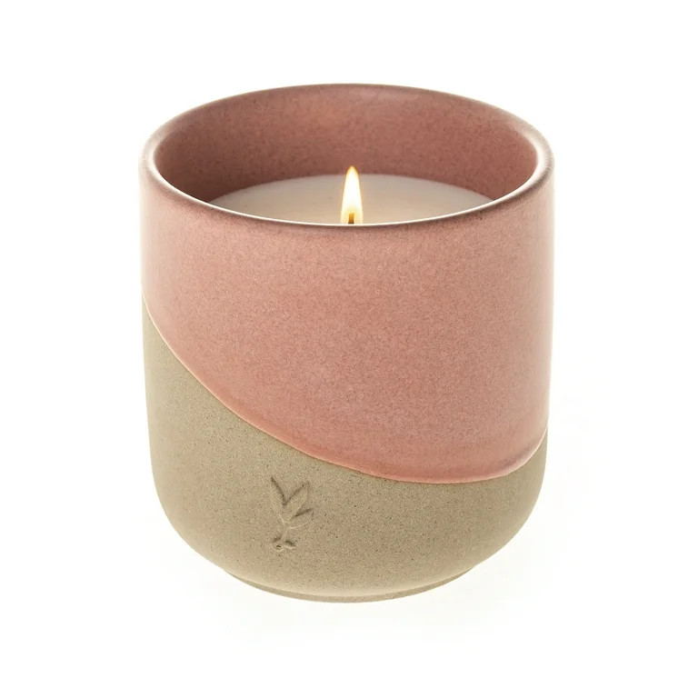 Better Homes & Gardens Peach Scented 13.9oz Ceramic Dip Single-Wick Candle by Dave & Jenny Marrs | Walmart (US)