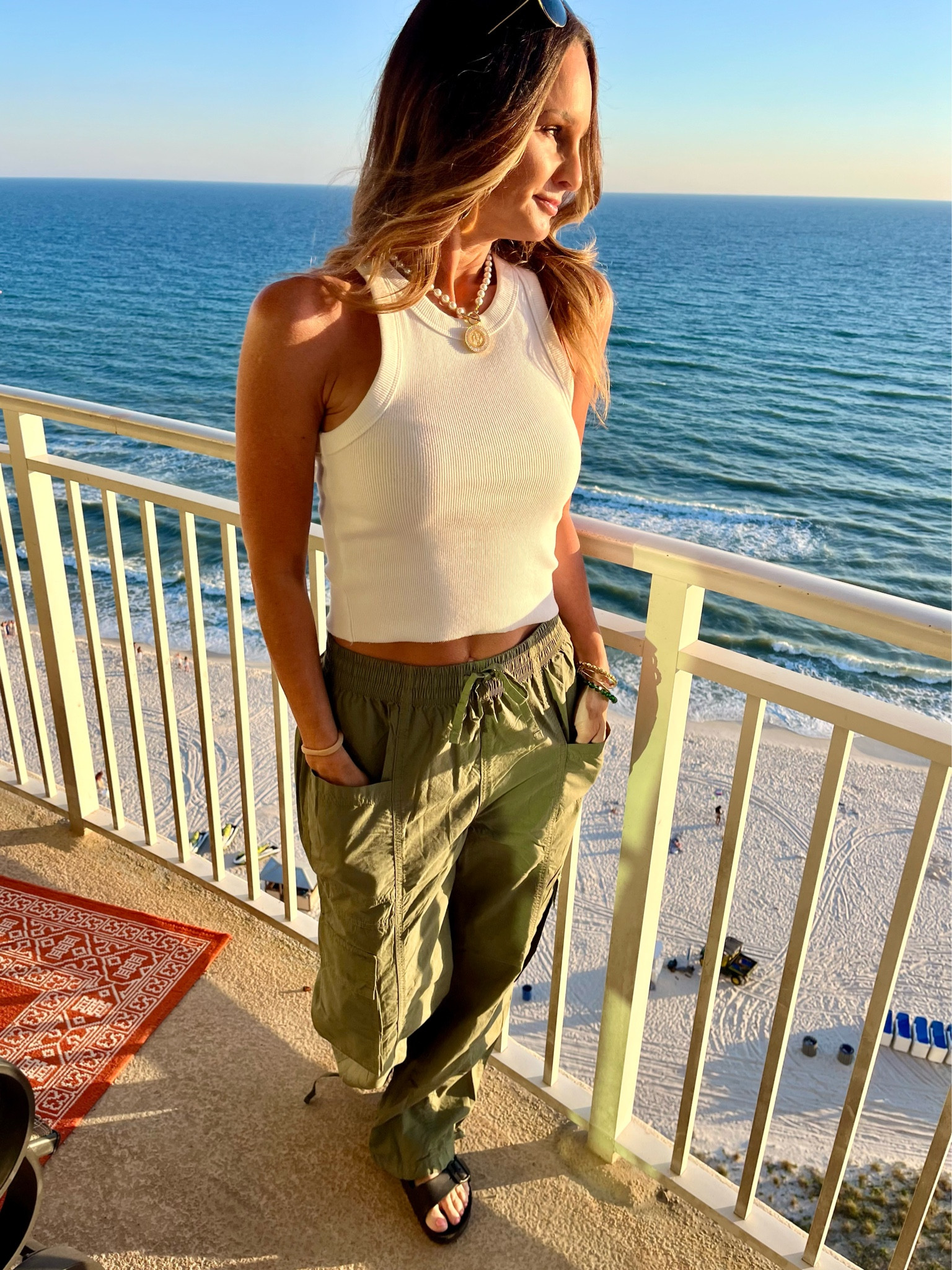 happy place ☀️

*M top, S pants, shoes tts

cargo pants / summer outfit 

#LTKstyletip #LTKfindsunder50 #LTKshoecrush