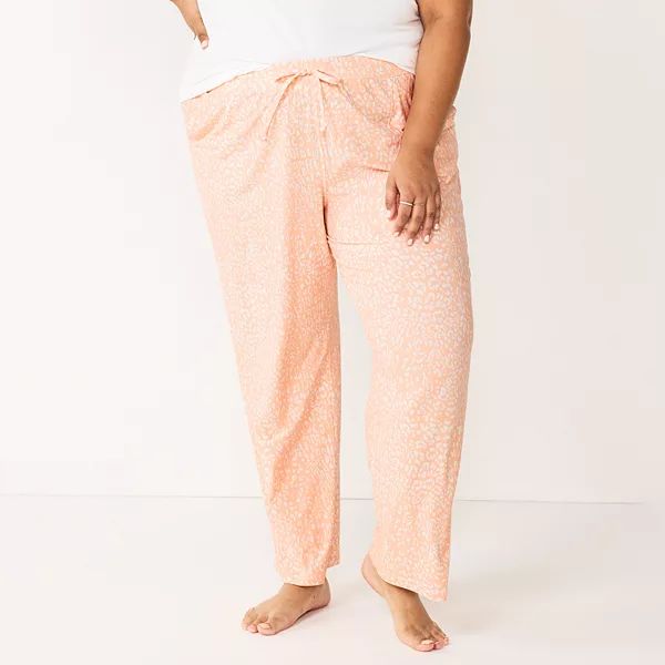 Plus Size Sonoma Goods For Life® Knit Pajama Pants | Kohl's